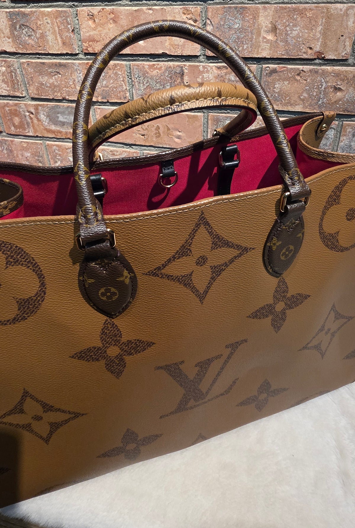 Authentic Louis Vuitton OTG GM Monogram Reverse