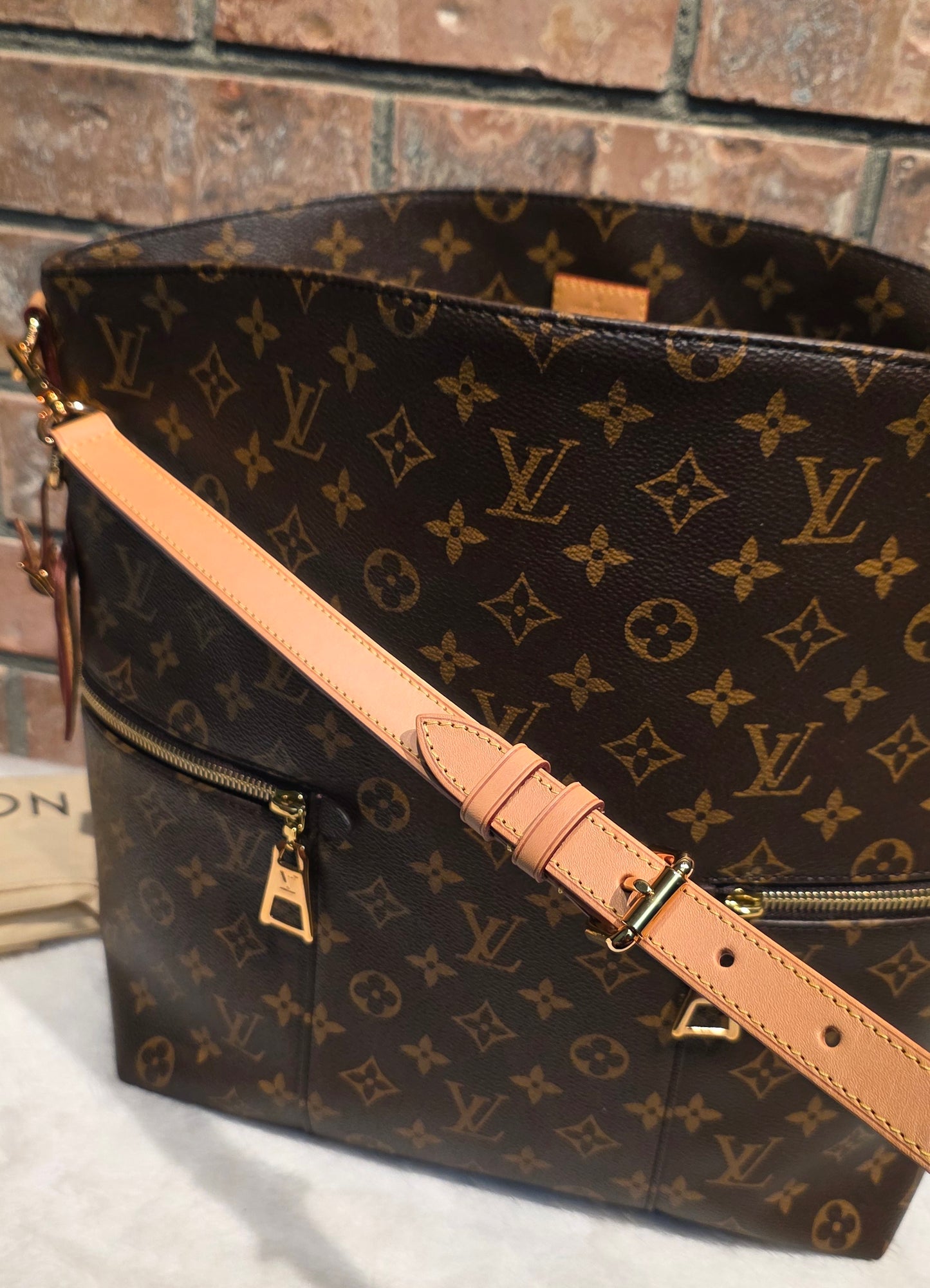 Authentic Louis Vuitton Melie Hobo (Short Handle Missing)