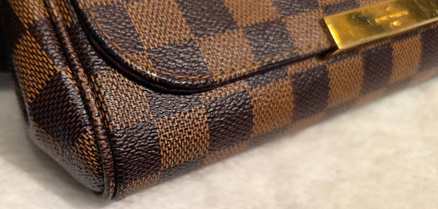 Authentic Louis Vuitton Favorite PM Damier Ebene