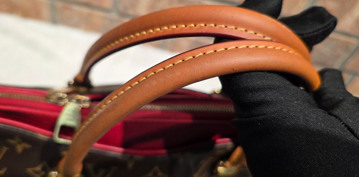 Authentic Louis Vuitton Pallas MM Red