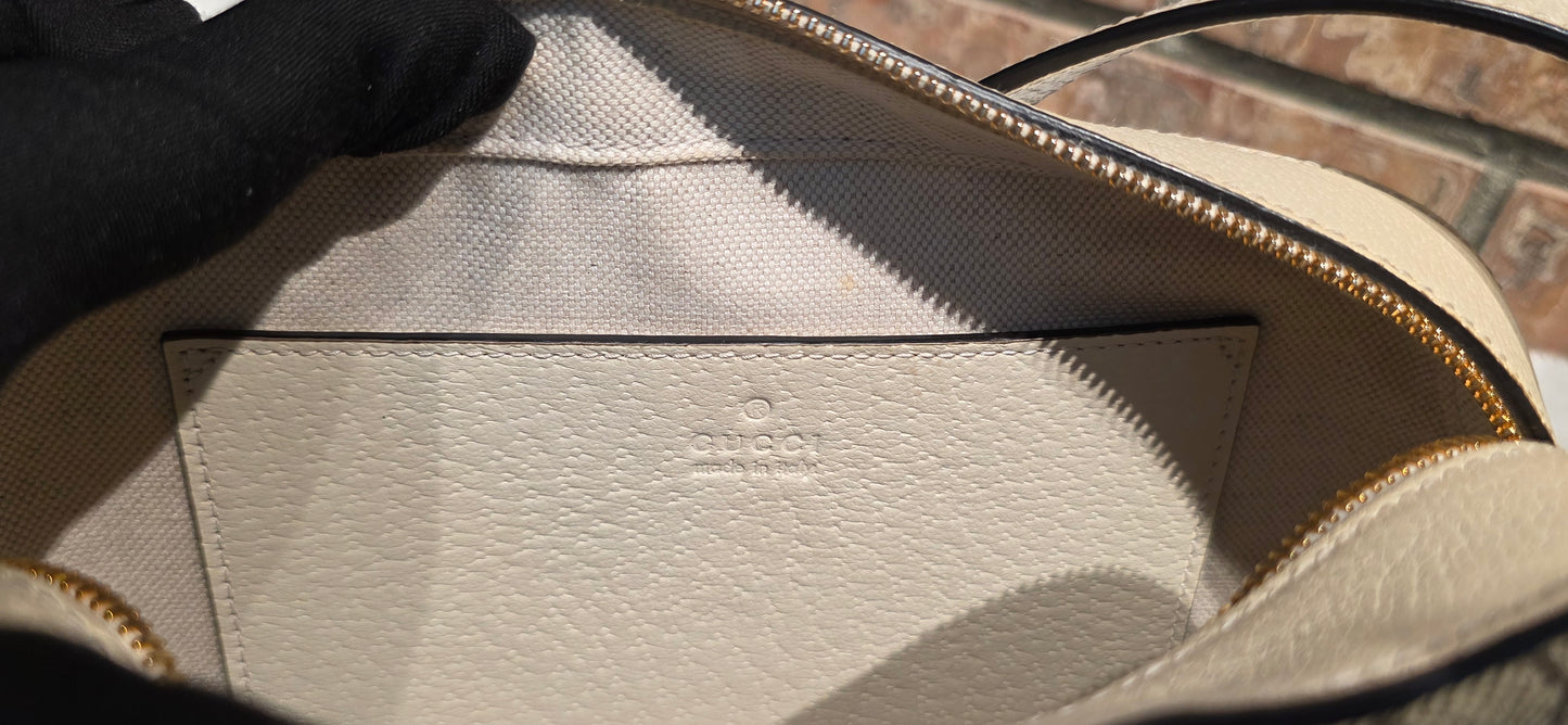 Authentic Gucci GG Supreme Ophidia Small Camera Bag