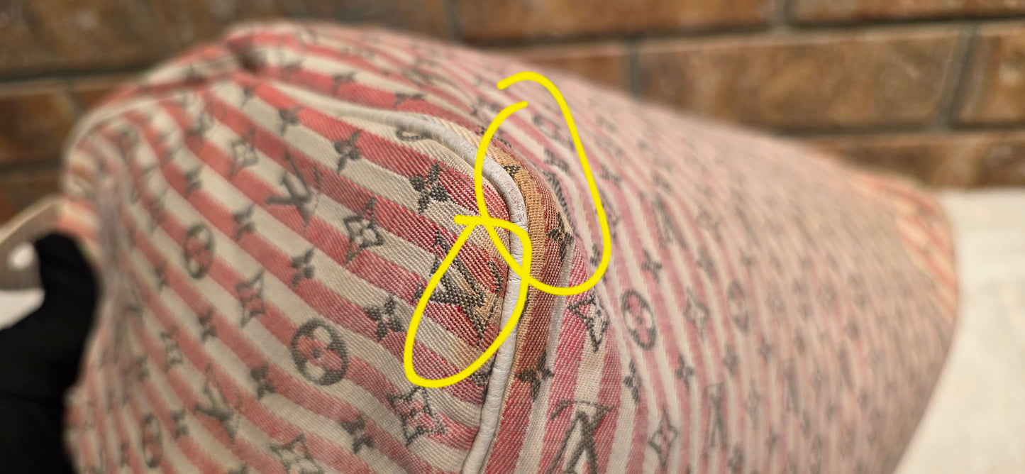 Authentic Louis Vuitton Speedy 30 Mini Lin Croisette