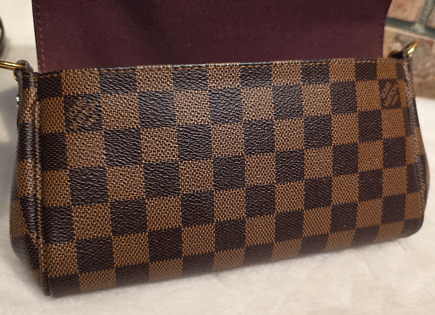 Authentic Louis Vuitton Favorite PM Damier Ebene