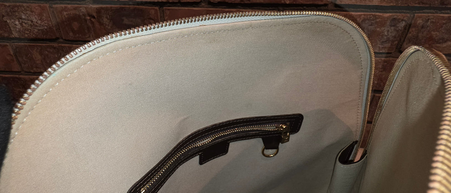 Authentic Louis Vuitton Alma Mini Lin Haut (Tall)