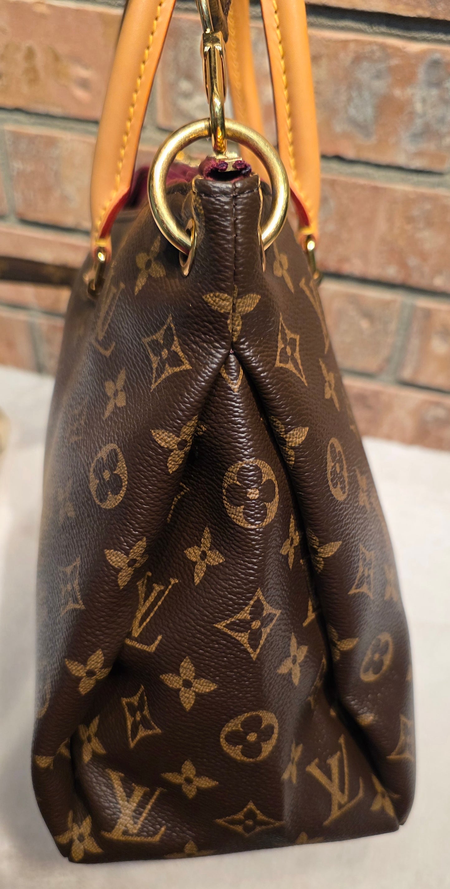 Authentic Louis Vuitton Pallas MM Aurore