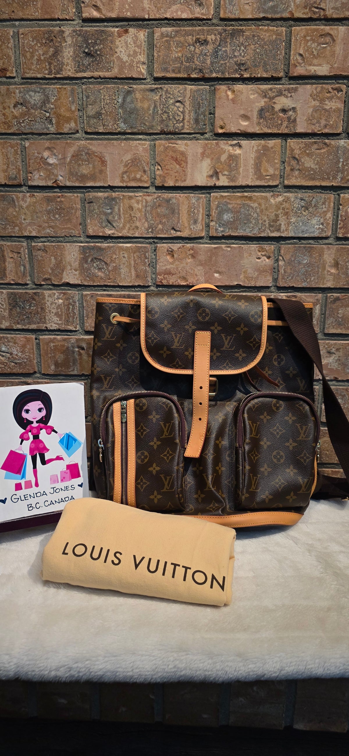 Authentic Louis Vuitton Bosphore Backpack