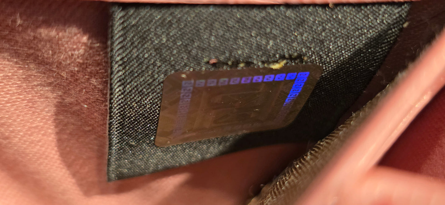 Authentic Fendi Pink OMBRE Zucca Long Wallet