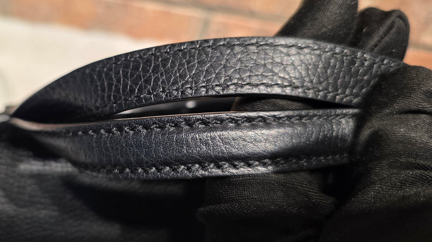 Authentic GG Marmont Top Handle Mini Black