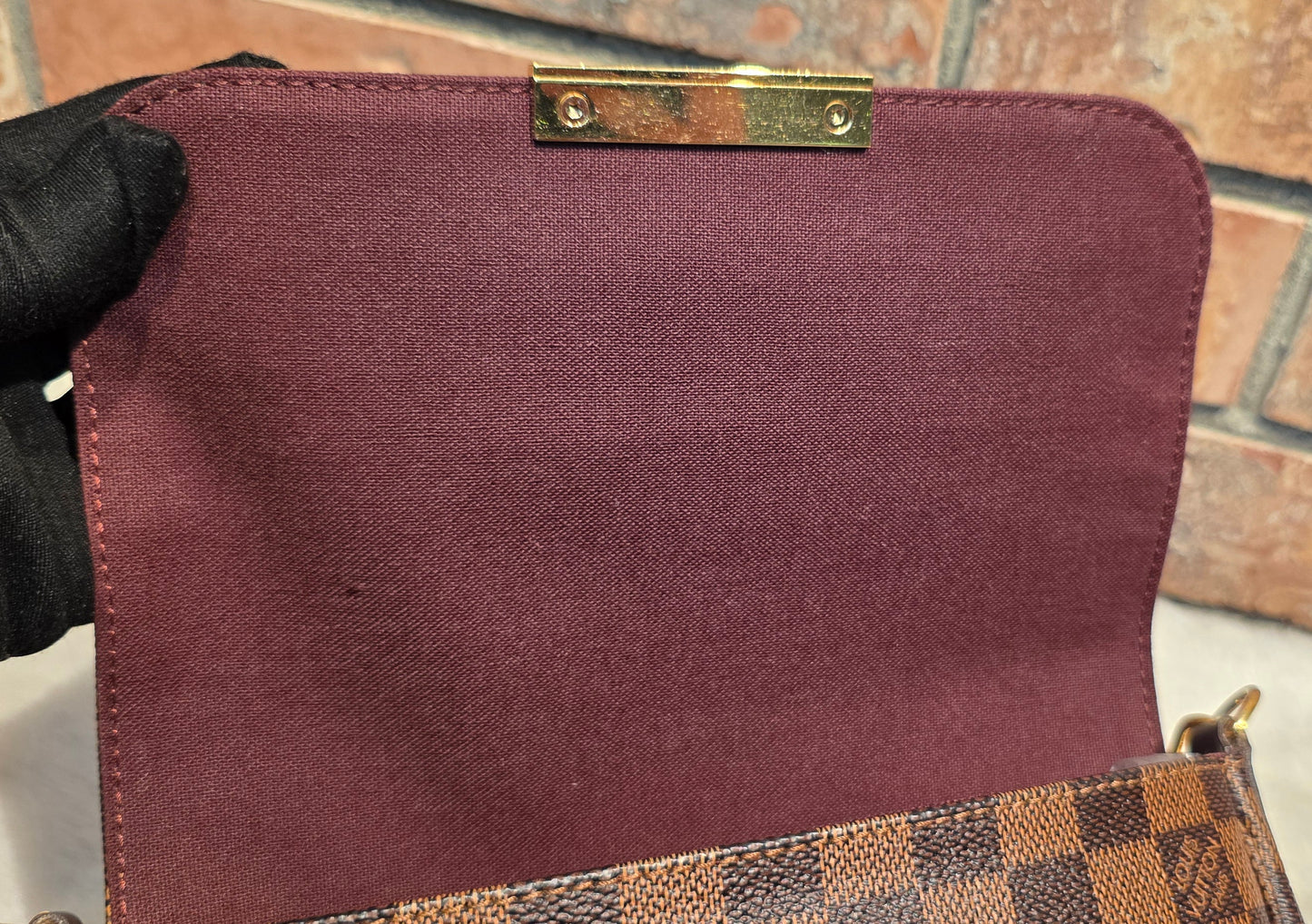 Authentic Louis Vuitton Favorite PM Damier Ebene