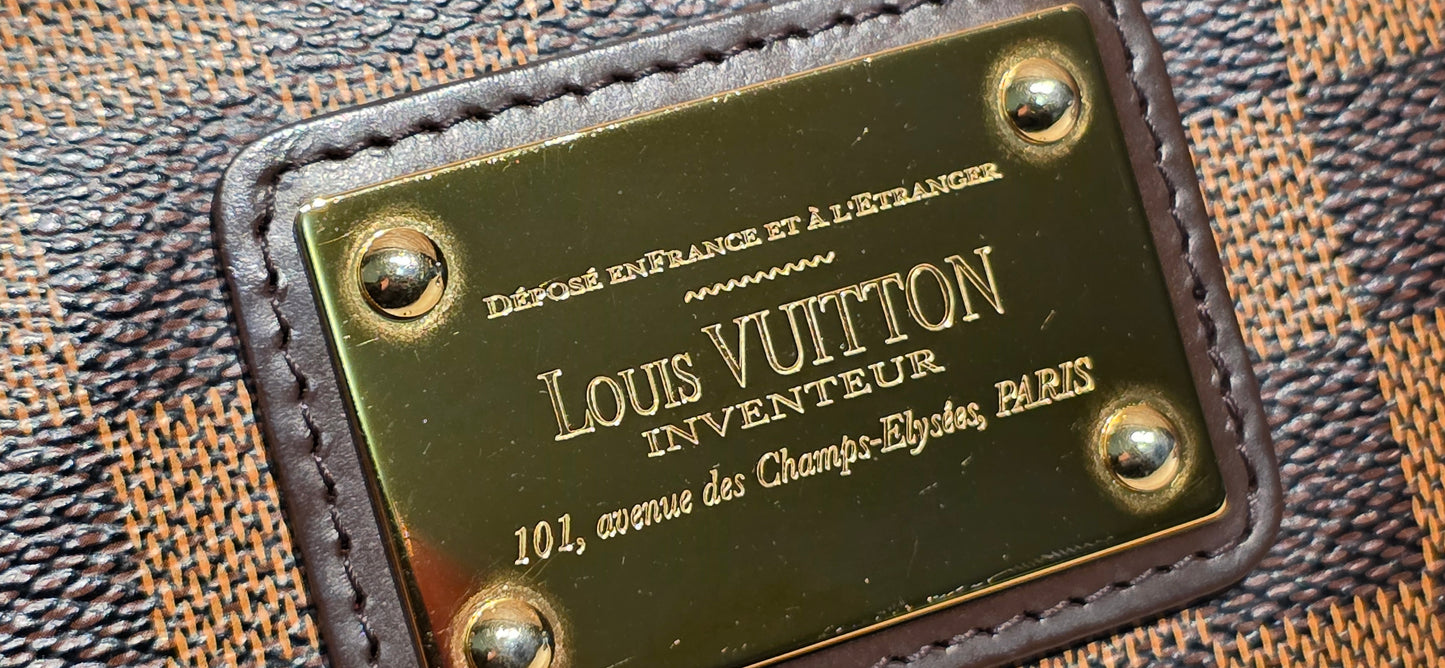 Authentic Louis Vuitton Eva Damier Ebene Crossbody