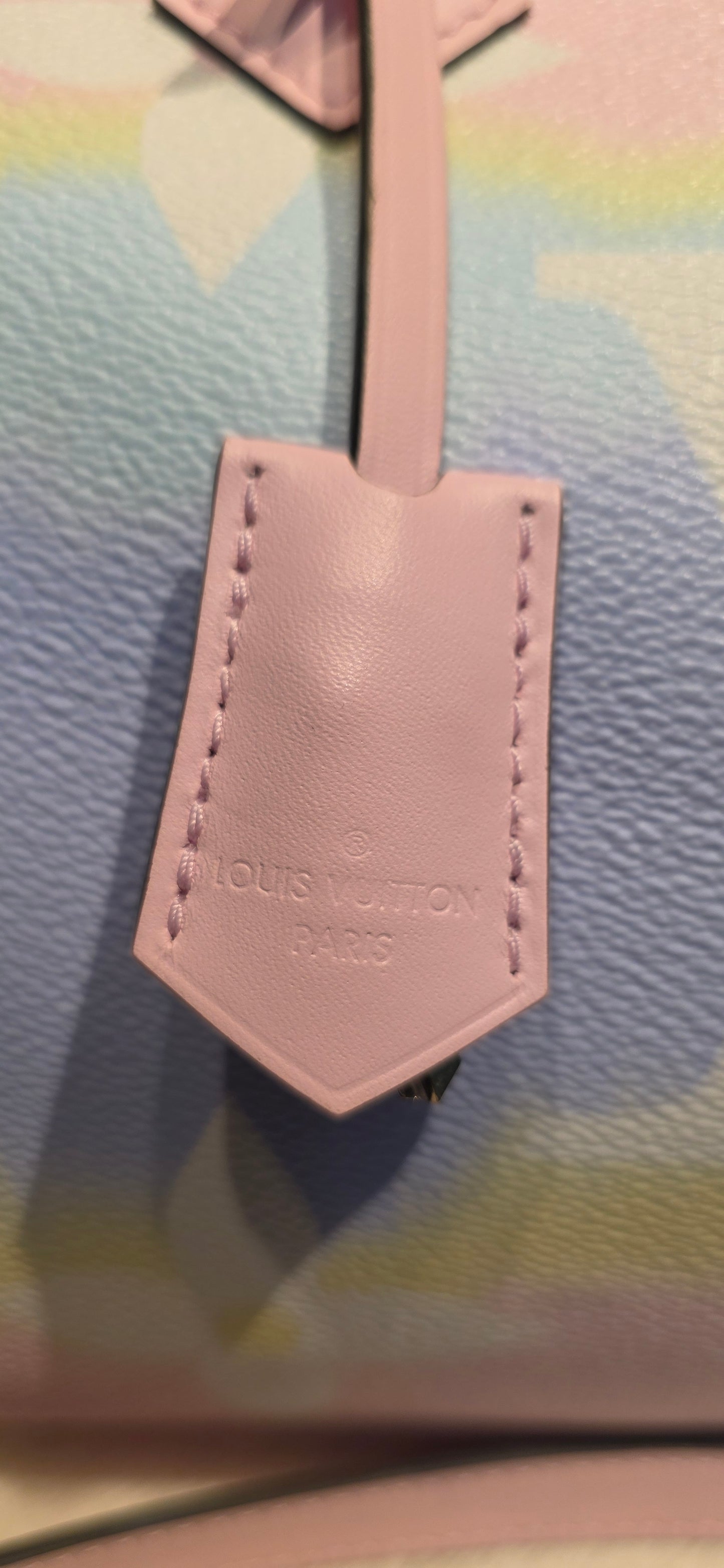 Authentic Louis Vuitton Limited Edition Speedy 30 Bandouliere Escale Pastel