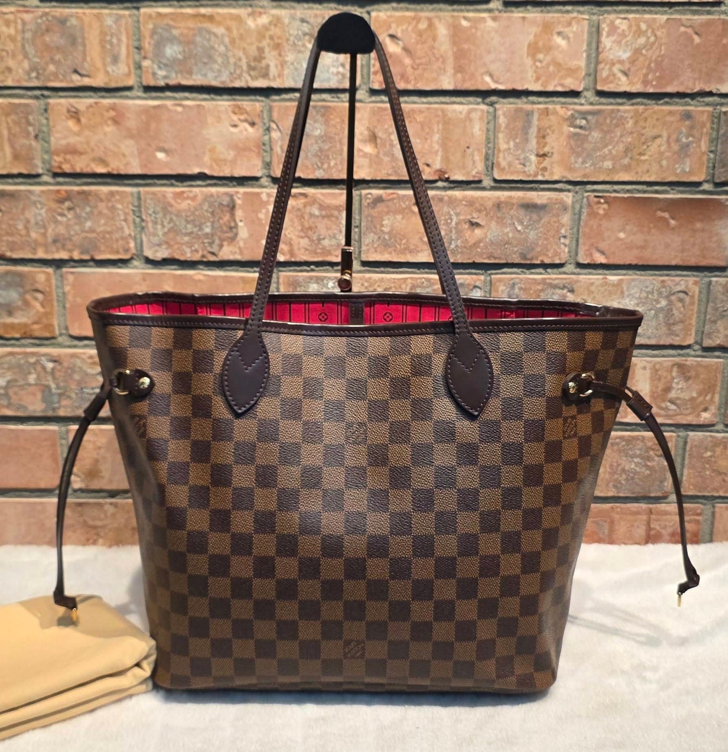 Authentic Louis Vuitton Neverfull MM Damier Ebene