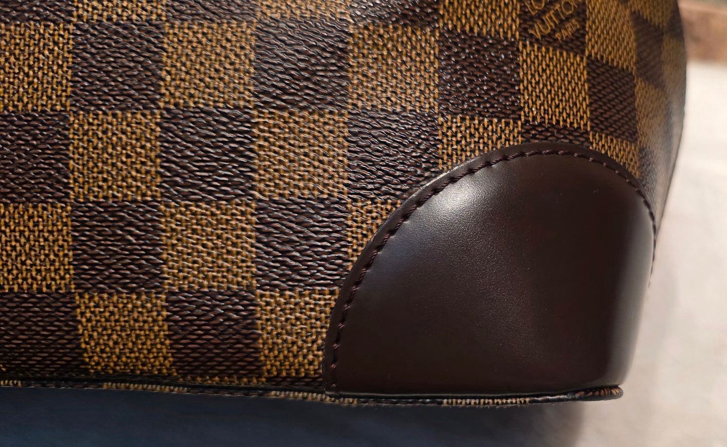 Authentic Louis Vuitton Hampstead MM Damier Ebene