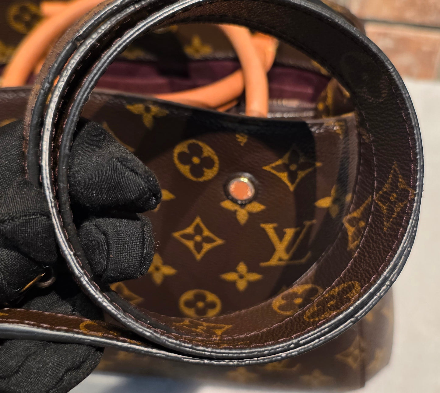 Authentic Louis Vuitton Montaigne BB Monogram