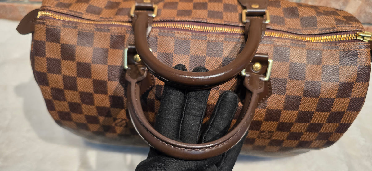 Authentic Louis Vuitton Speedy 35 Damier Ebene