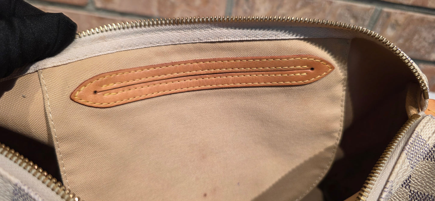 Authentic Louis Vuitton Speedy 30 Damier Azur