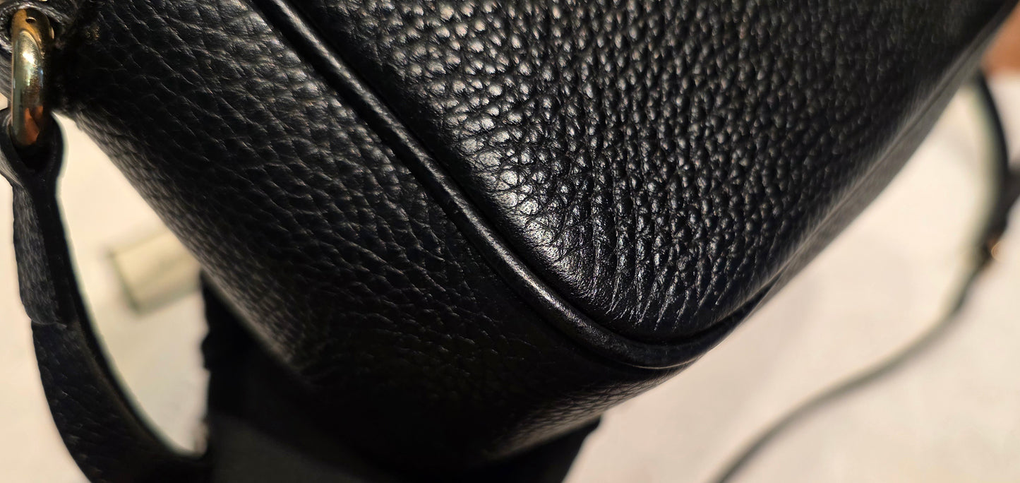 Authentic Gucci Disco Soho Crossbody Black
