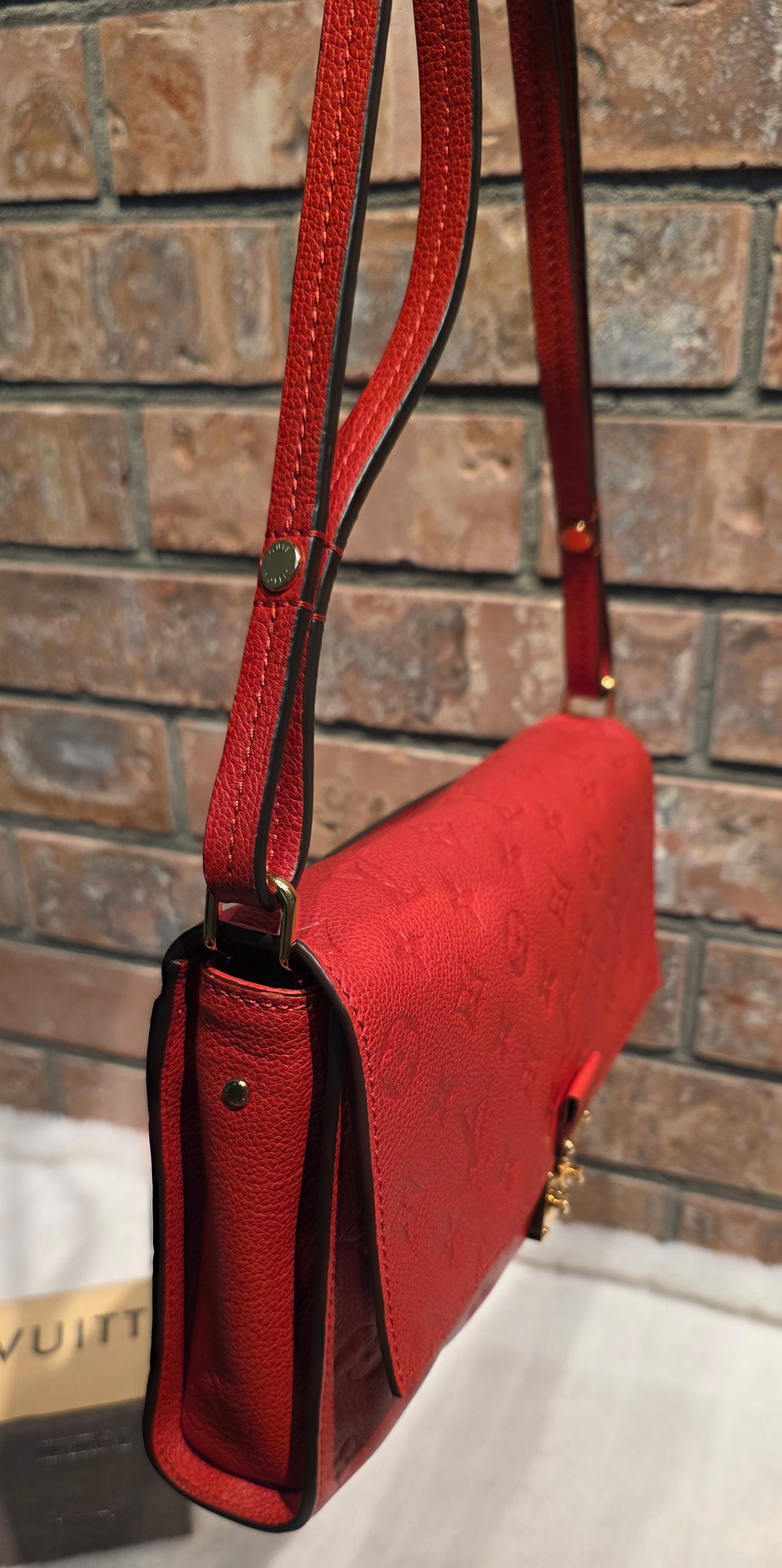 Authentic Louis Vuitton Fascinante Empreinte Red