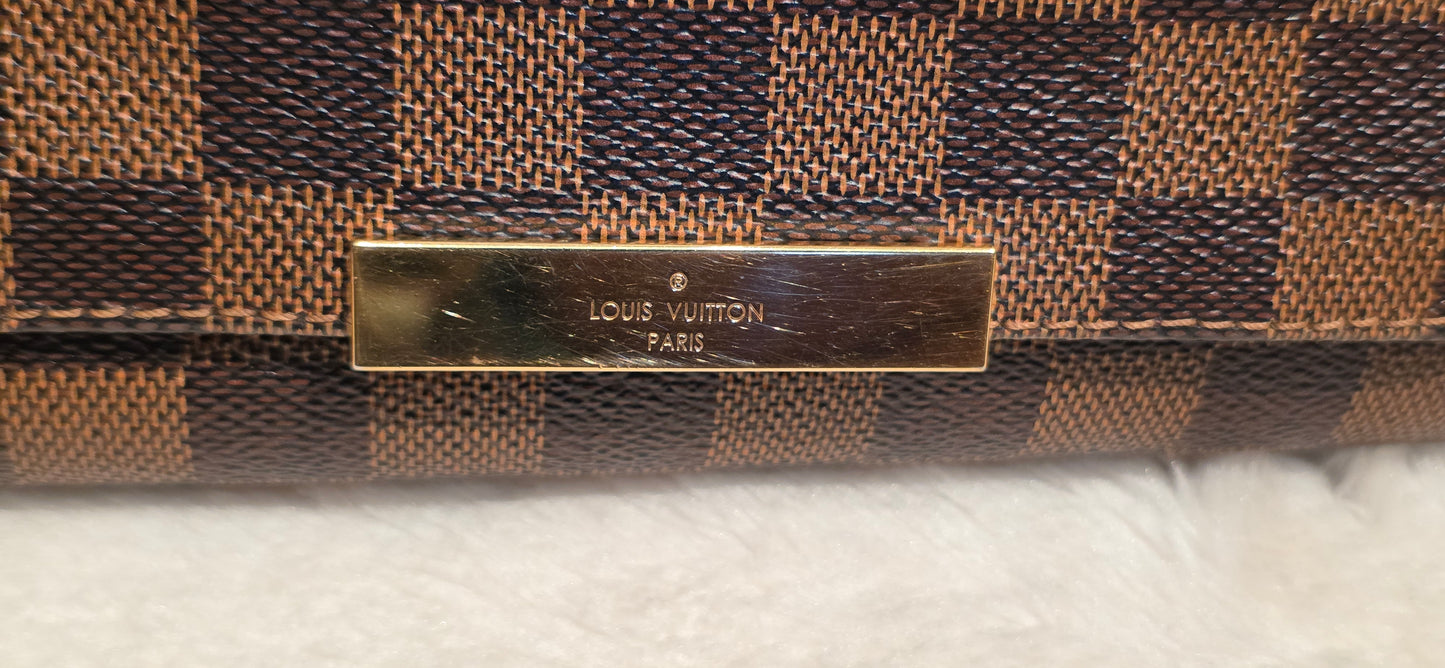 Authentic Louis Vuitton Favorite PM Damier Ebene