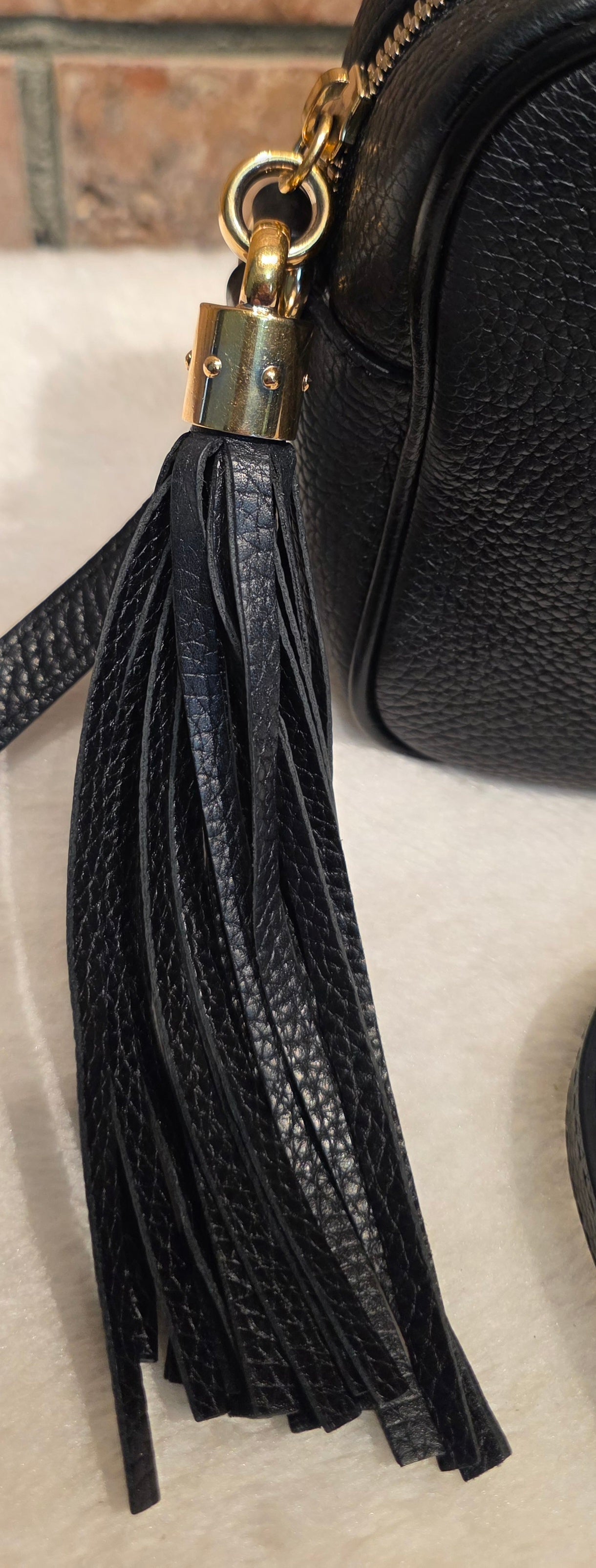 Authentic Gucci Soho Disco Crossbody Black