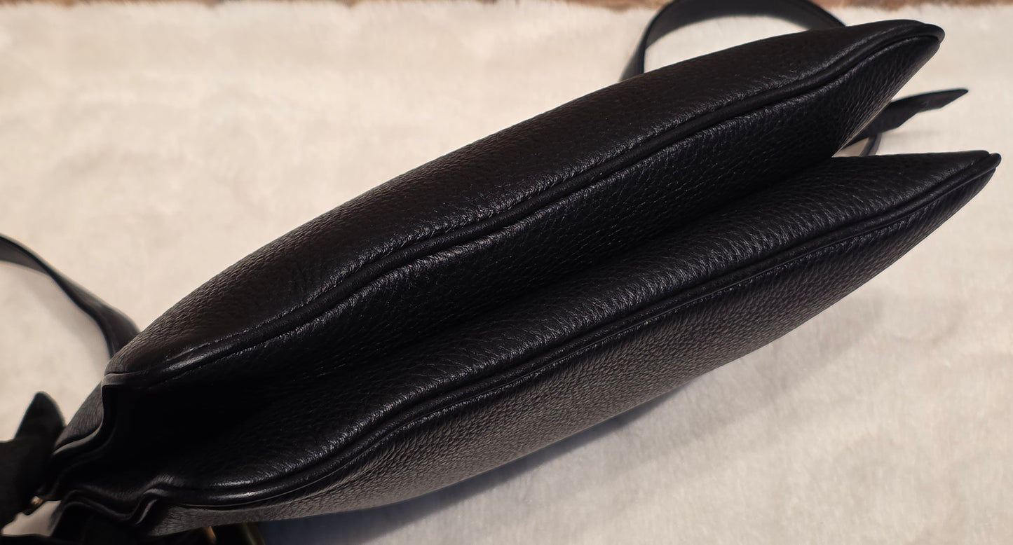 Authentic Prada Bandoliera Vitello Phenix Crossbody Bag