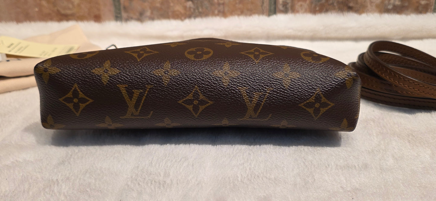 Authentic Louis Vuitton Pallas Clutch Noir