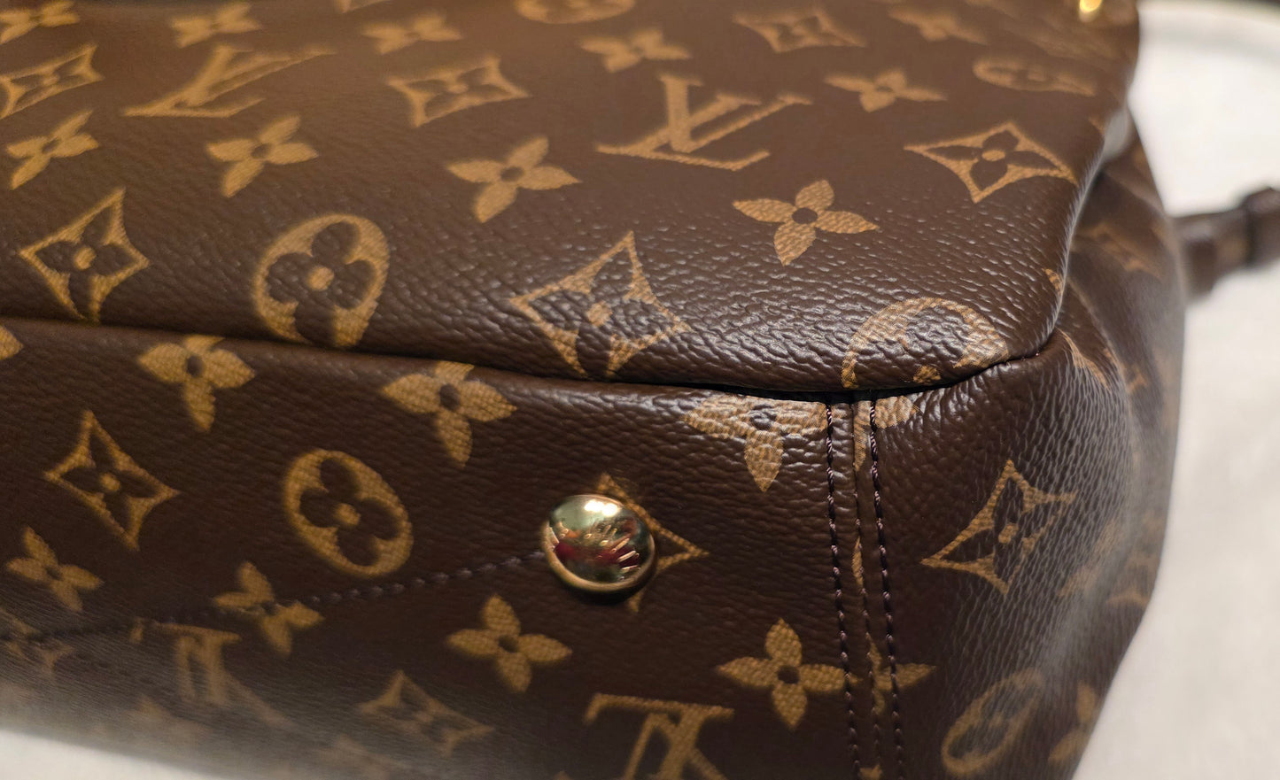 Authentic Louis Vuitton Pallas MM Aurore