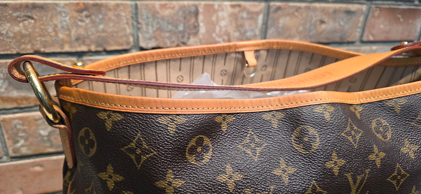 Authentic Louis Vuitton Delightful MM Monogram (FL1191)