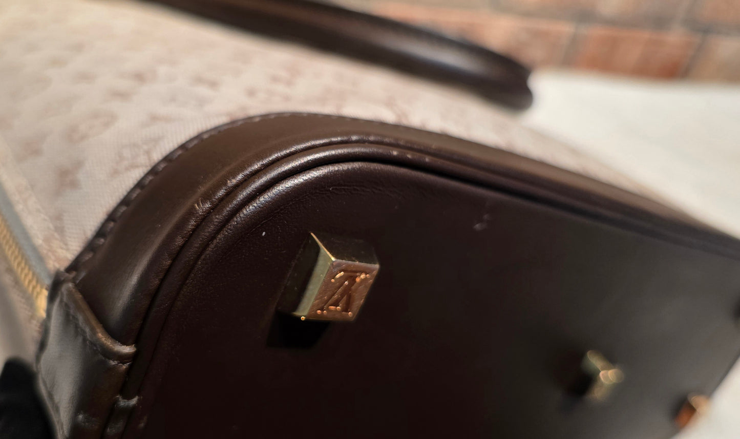 Authentic Louis Vuitton Alma Mini Lin Haut (Tall)