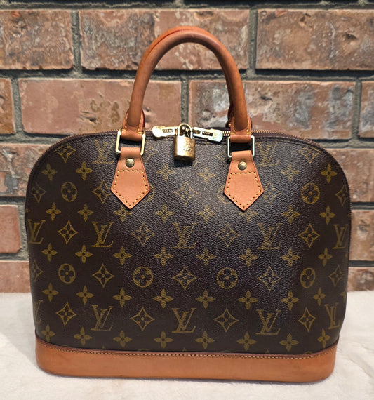 Authentic Louis Vuitton Alma PM Monogram