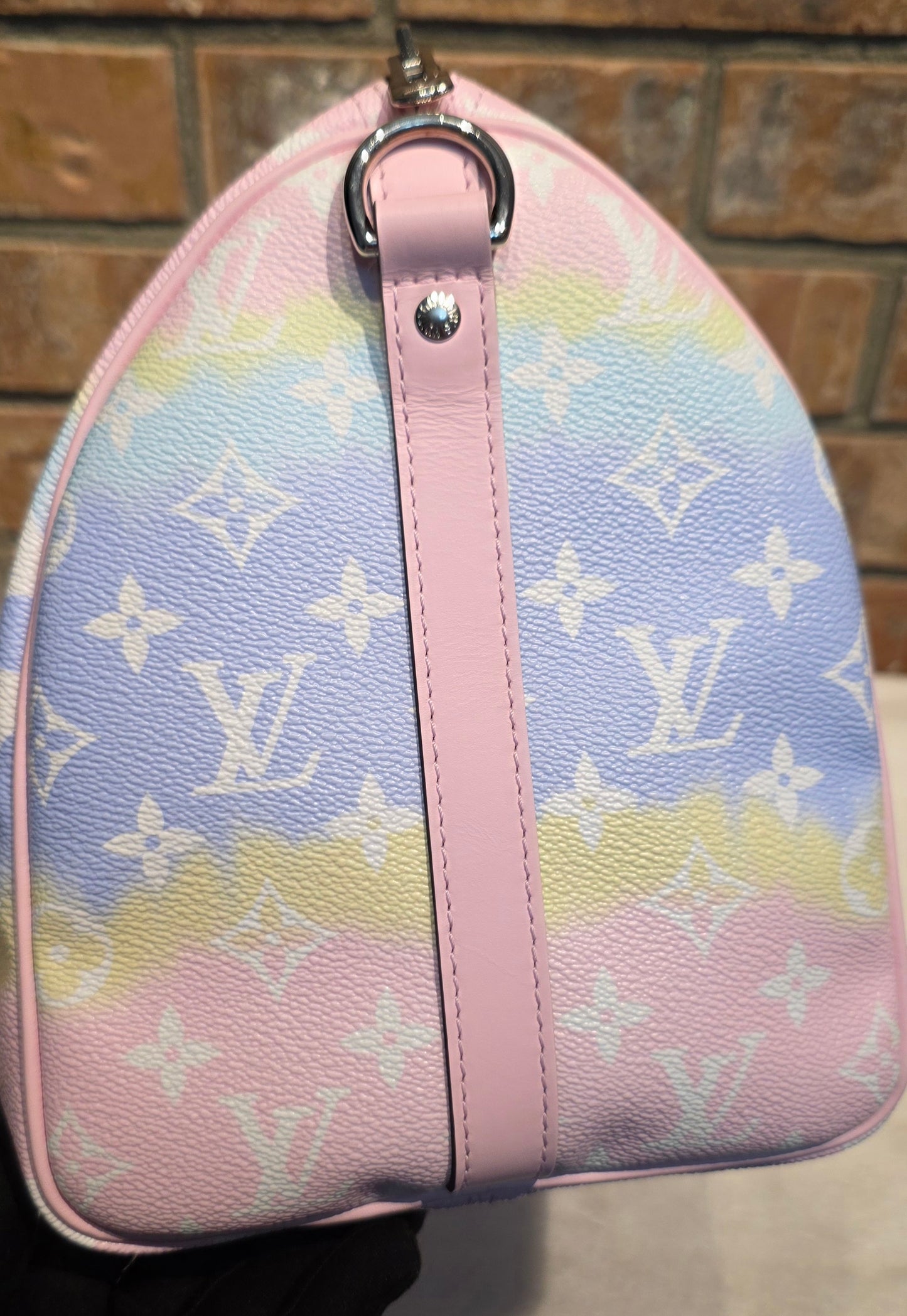 Authentic Louis Vuitton Limited Edition Speedy 30 Bandouliere Escale Pastel