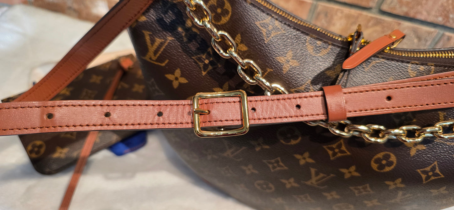 Authentic Louis Vuitton Loop Hobo with Pouch