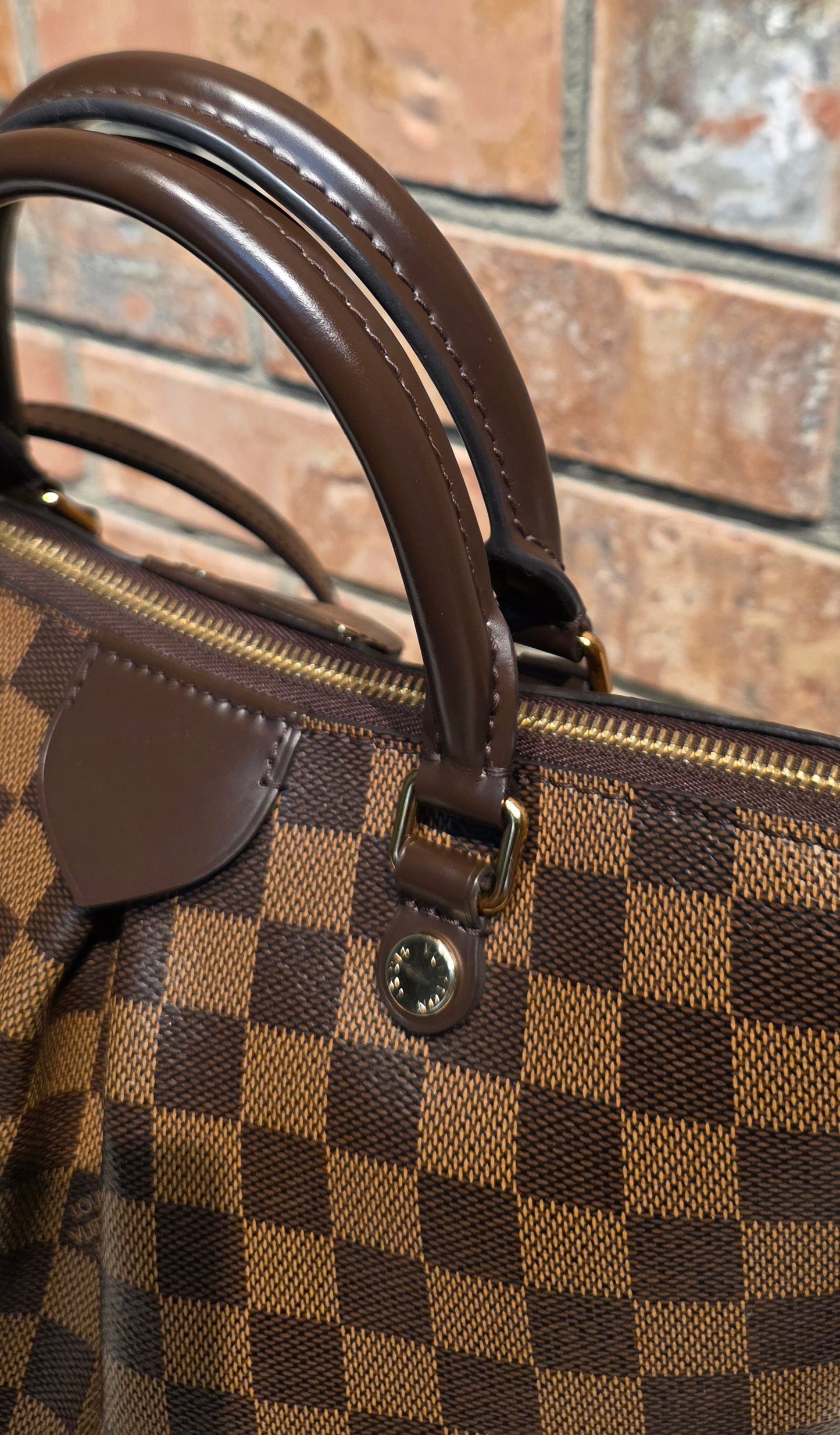Authentic Louis Vuitton Siena PM Damier Ebene
