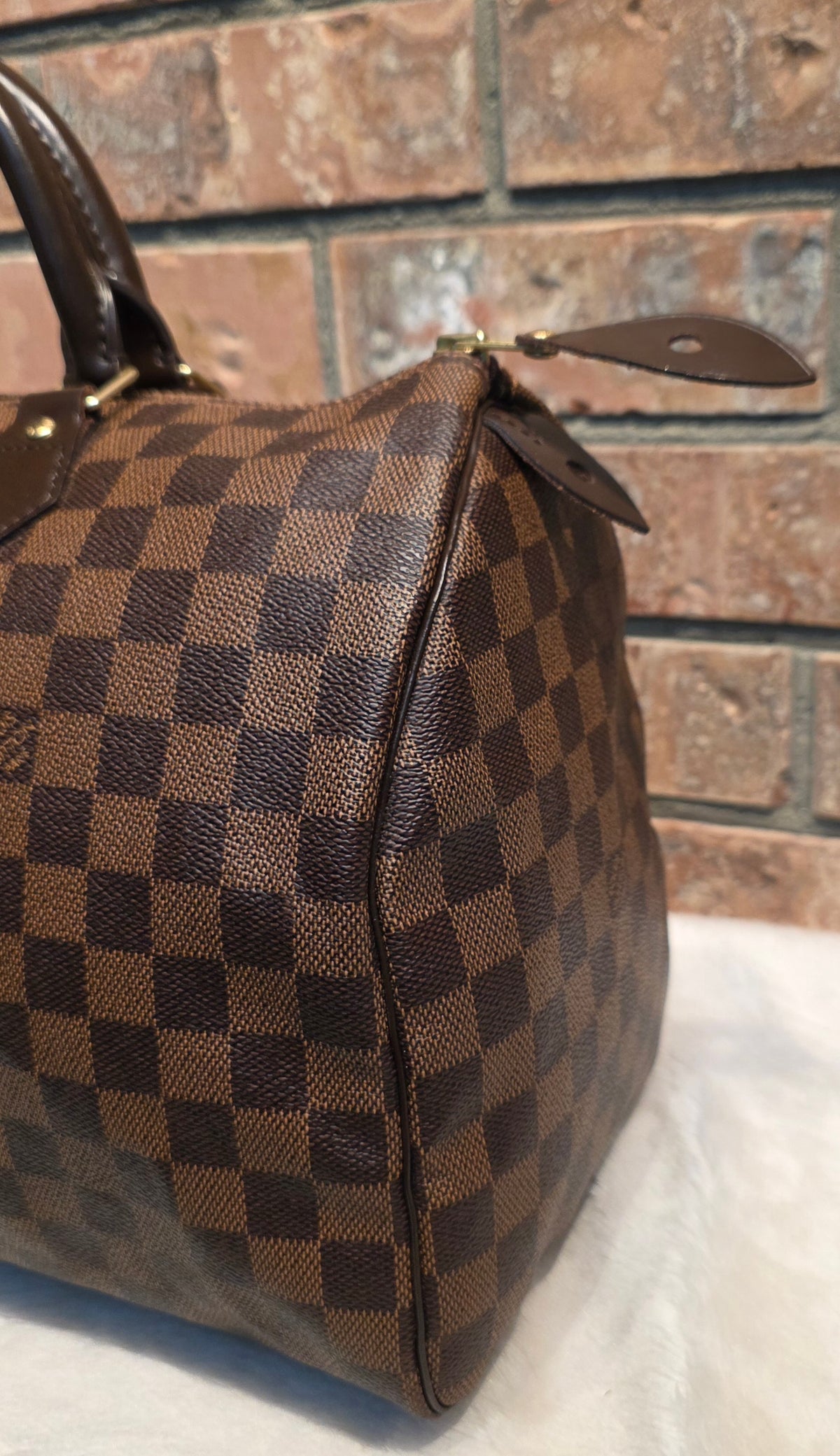 Authentic Louis Vuitton Speedy 35 Damier Ebene