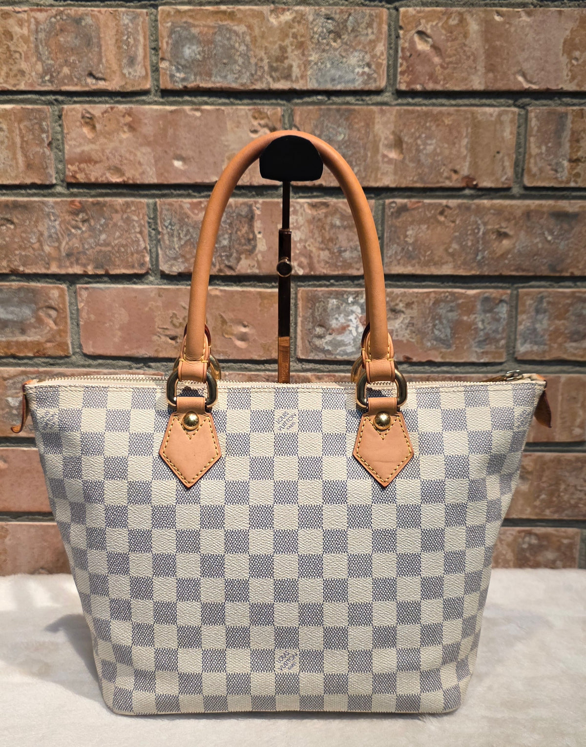 Authentic Louis Vuitton Saleya PM Damier Azur