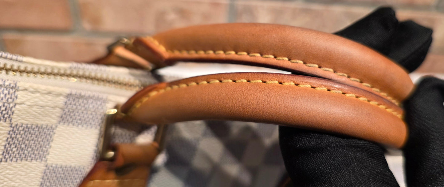 Authentic Louis Vuitton Speedy 30 Damier Azur