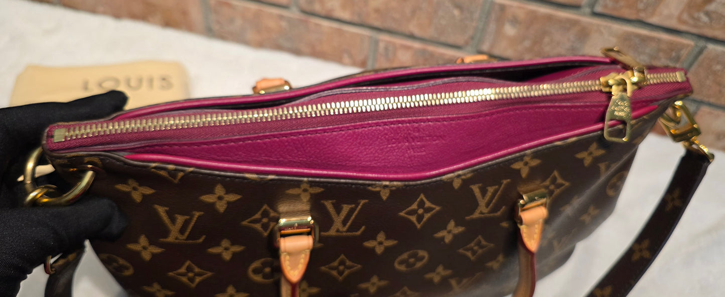 Authentic Louis Vuitton Pallas MM Aurore