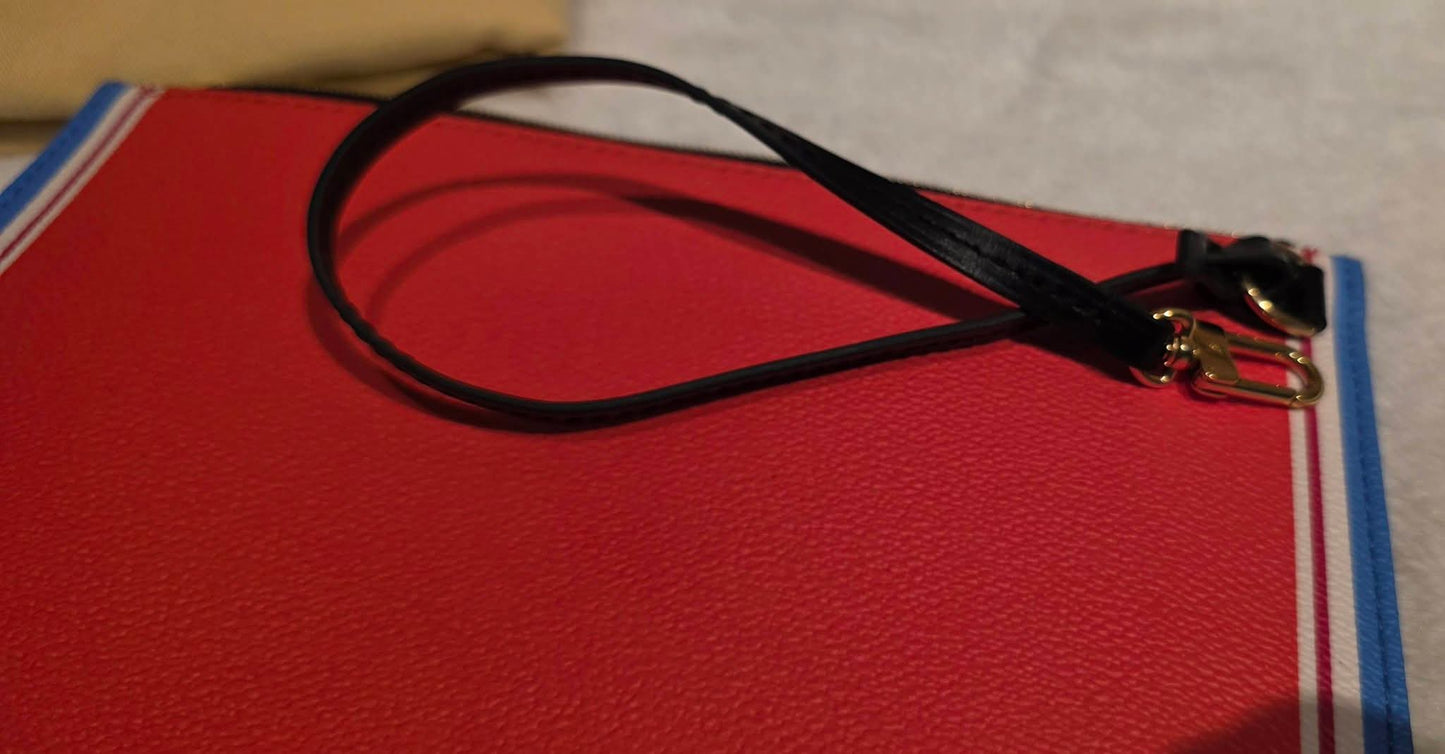 Authentic Louis Vuitton Neverfull MM with Pouch Game On Collection