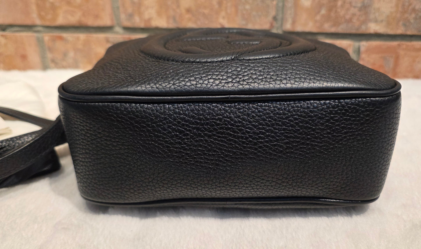 Authentic Gucci Disco Soho Crossbody Black
