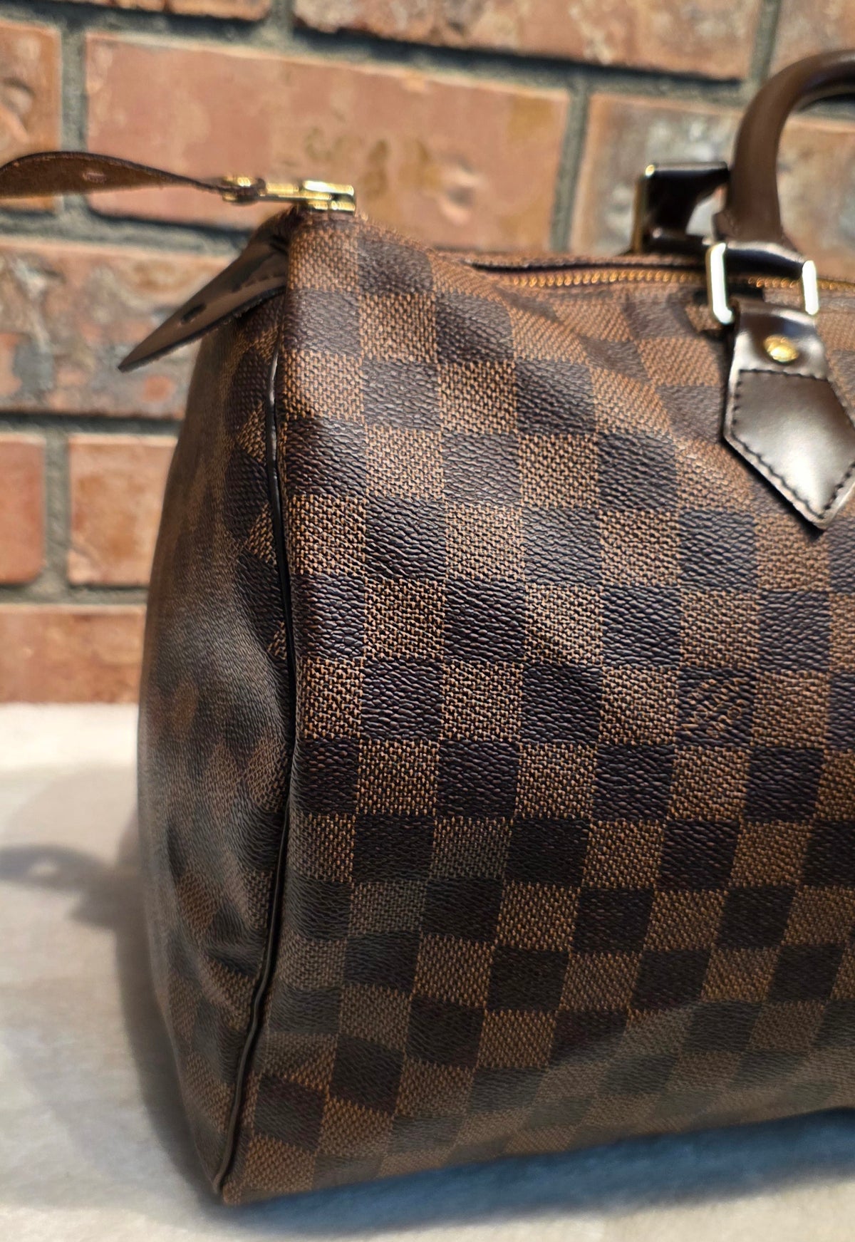 Authentic Louis Vuitton Speedy 35 Damier Ebene