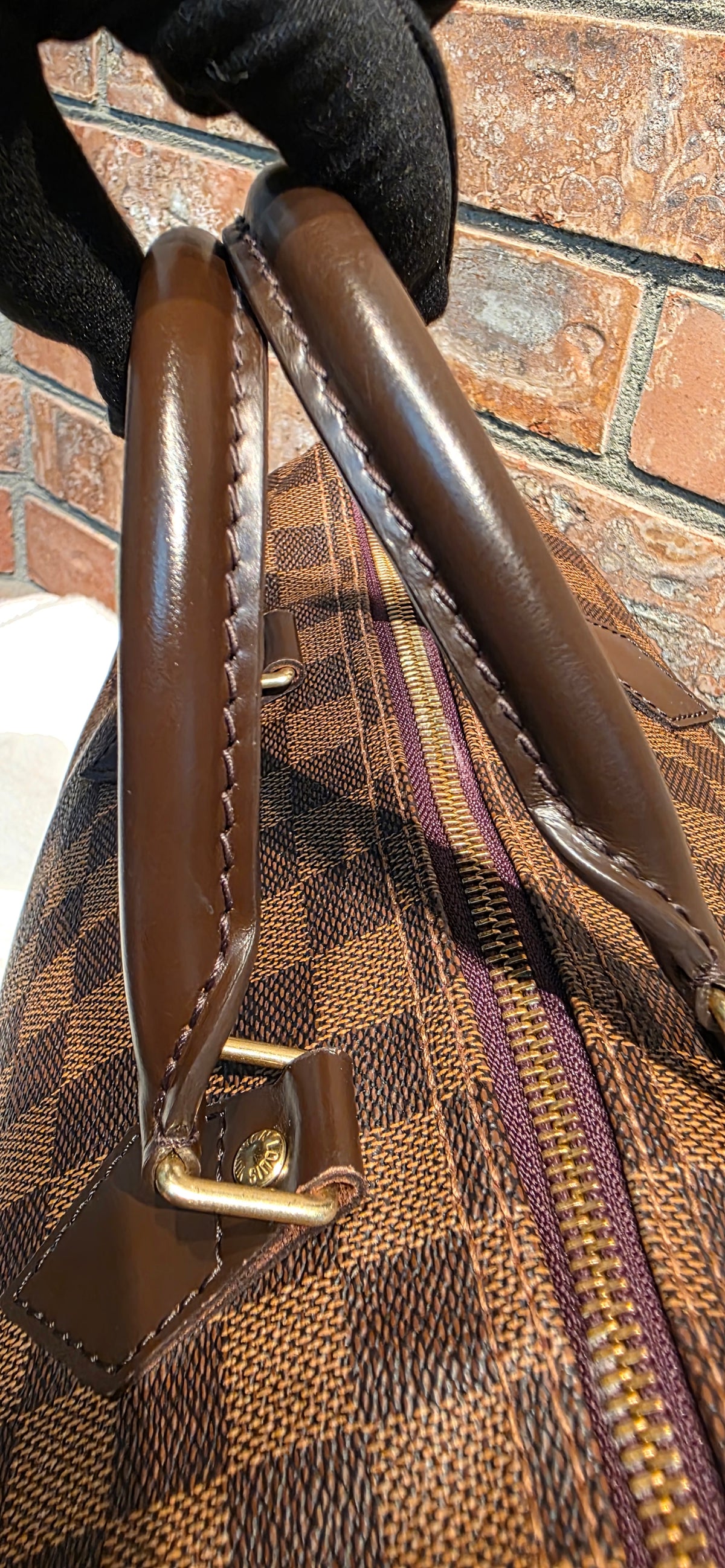 Authentic Louis Vuitton Speedy 35 Damier Ebene