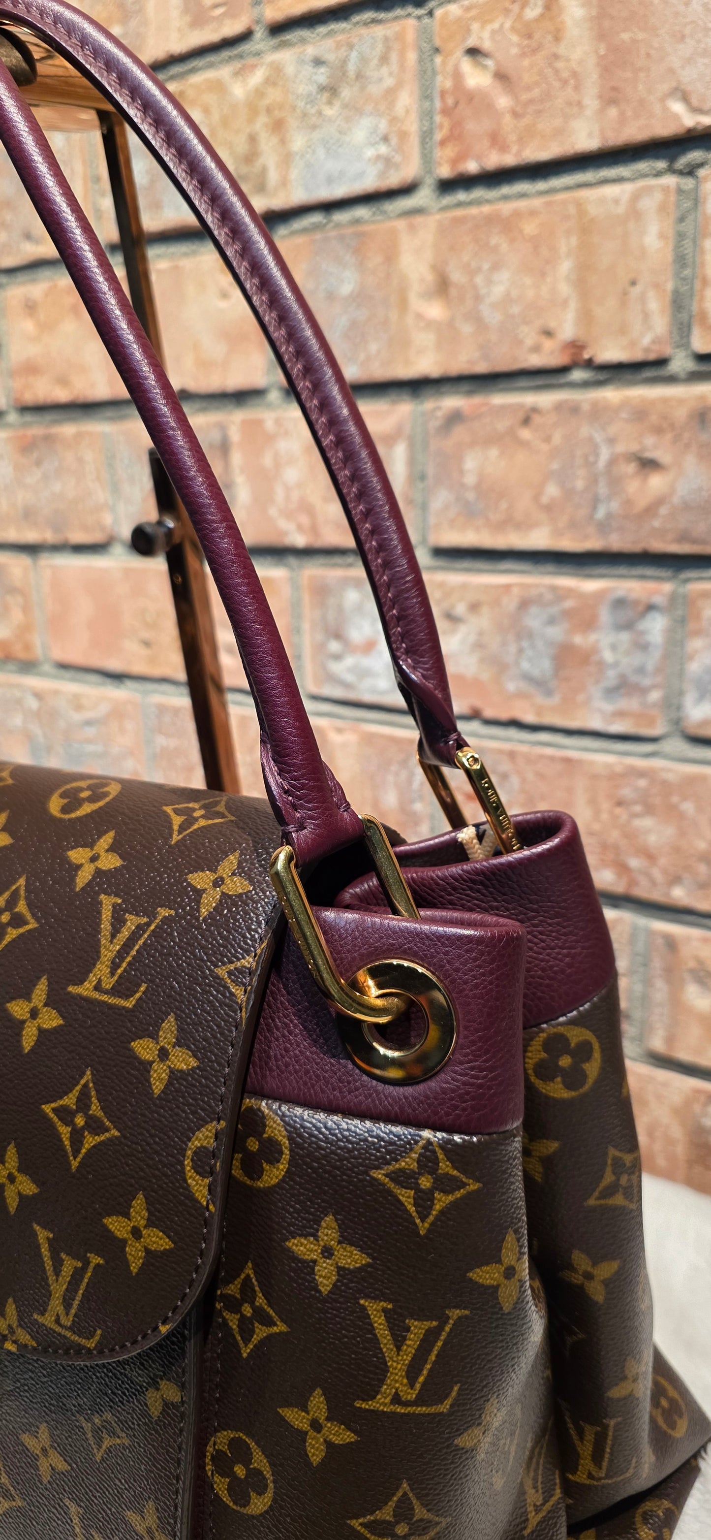 Authentic Louis Vuitton Olympe Monogram Bordeaux