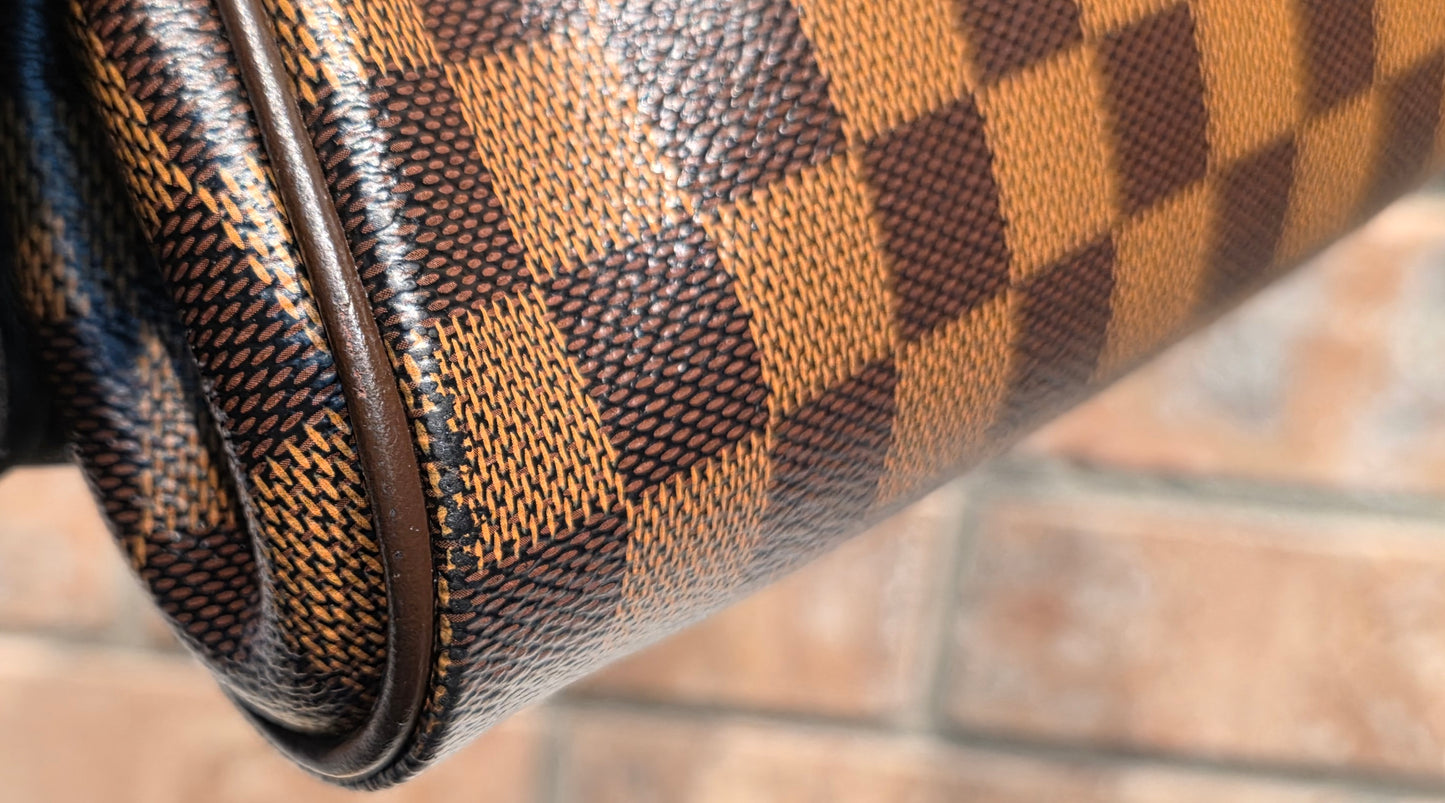 Authentic Louis Vuitton Eva Damier Ebene Crossbody