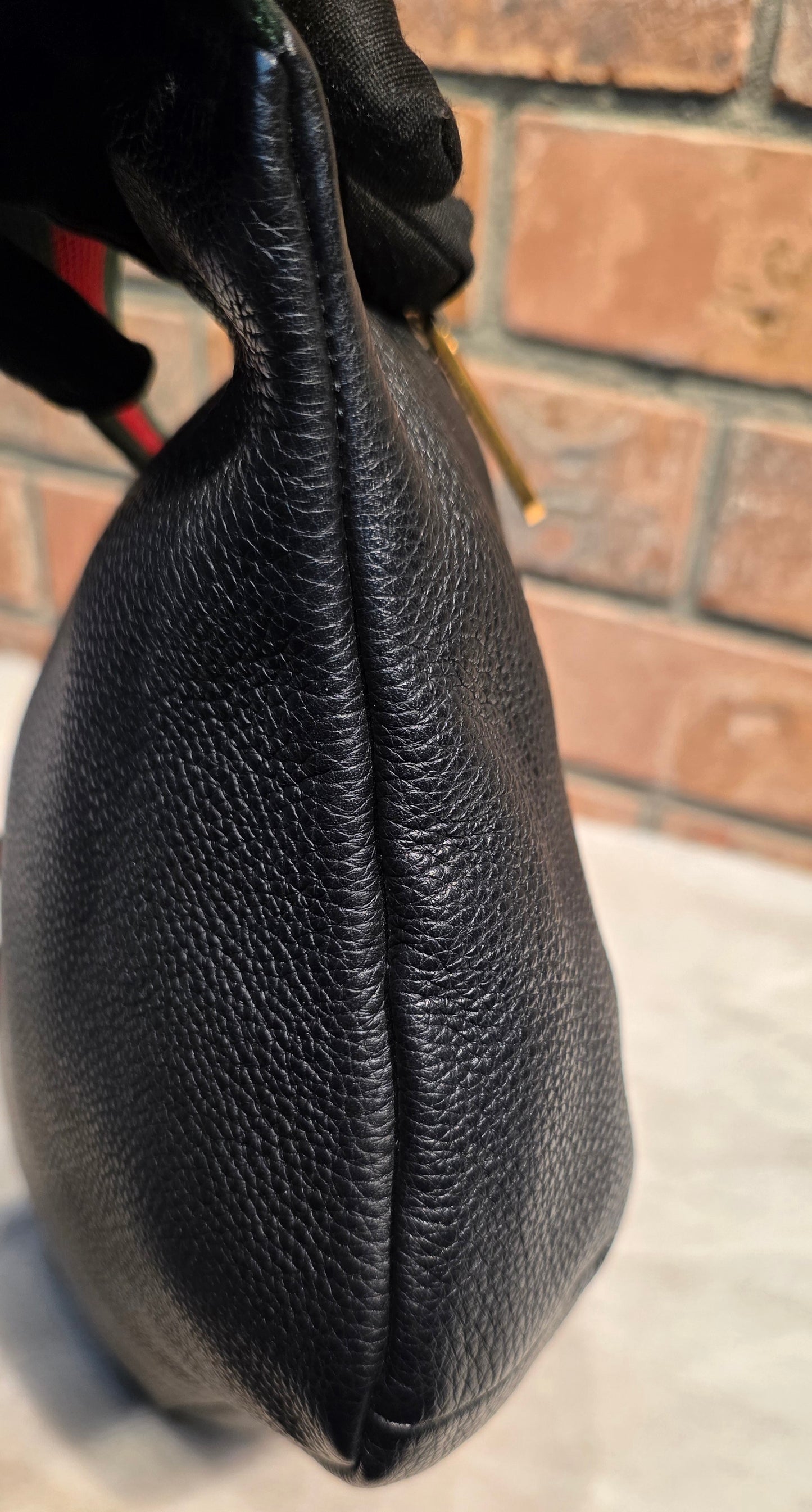 Authentic Gucci Logo Print Belt Bag - Large