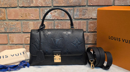 Authentic Louis Vuitton Madeleine MM Empreinte Noir