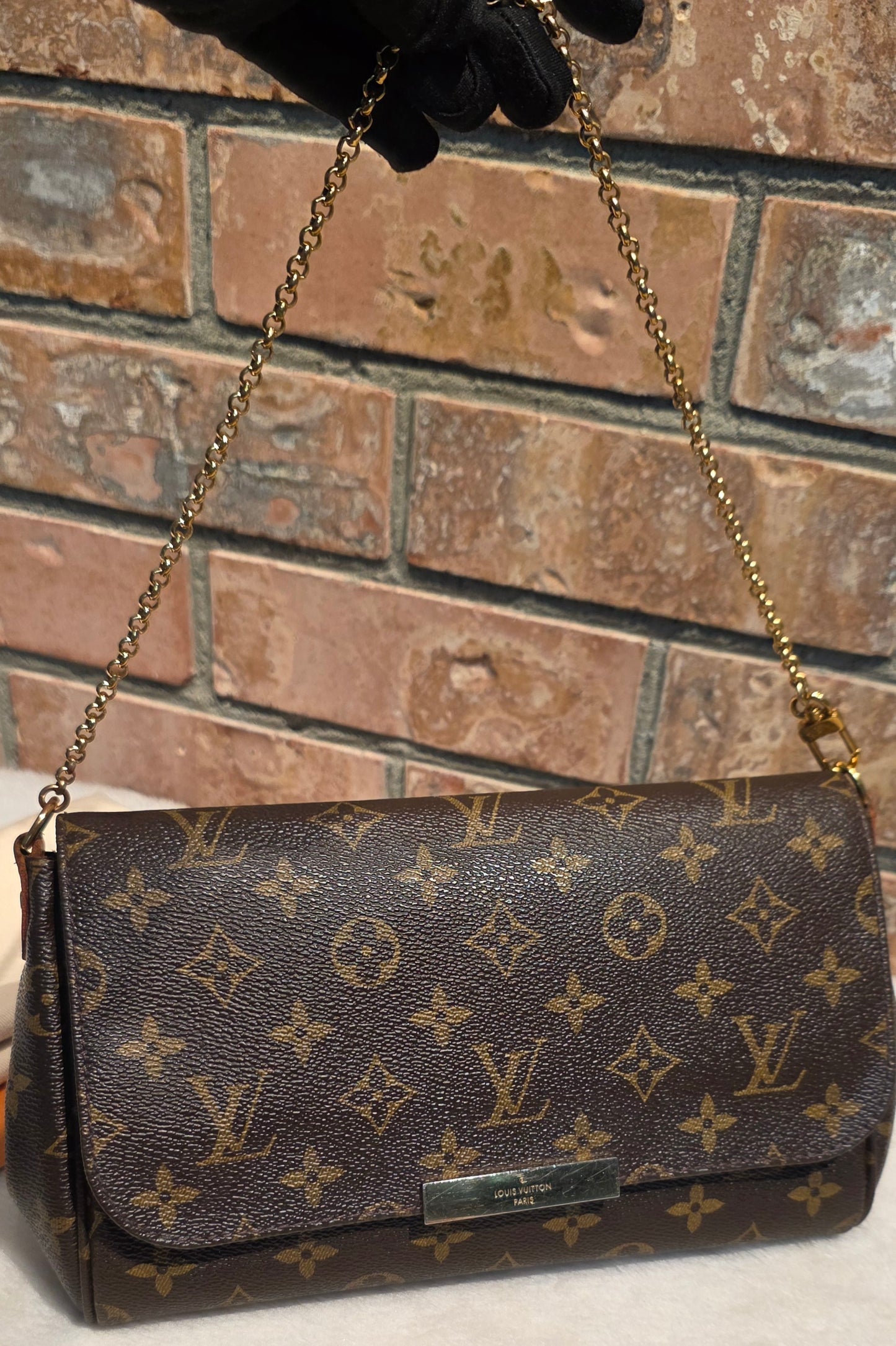 Authentic Louis Vuitton Favorite MM Monogram (SA4116)