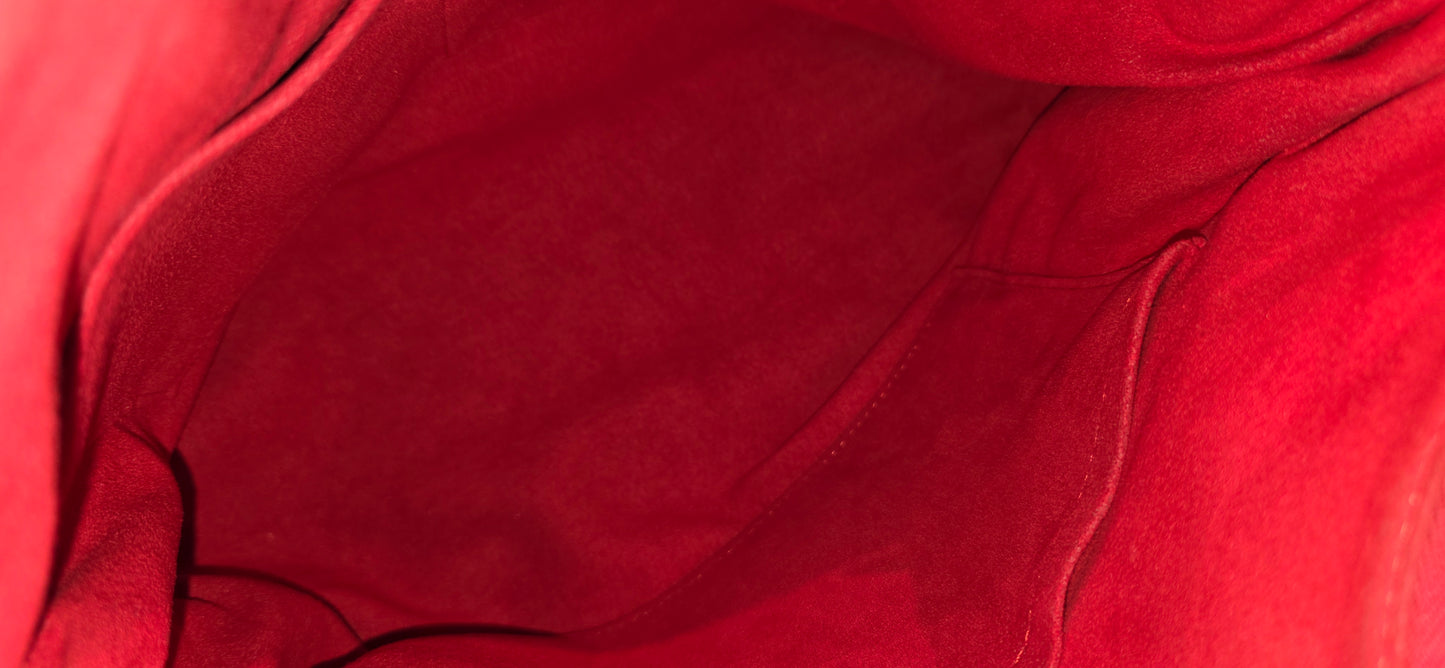 Authentic Louis Vuitton Pallas MM Red