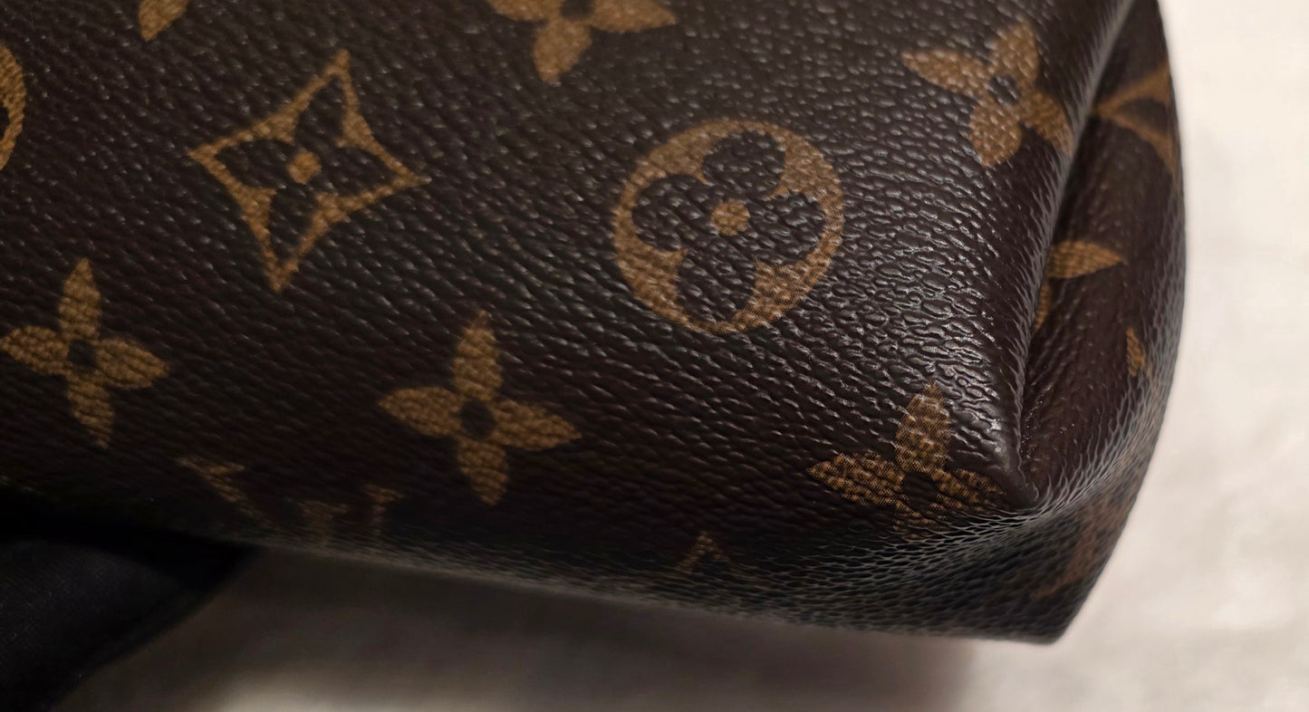 Authentic Louis Vuitton Pallas Clutch Red