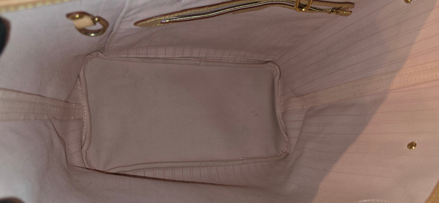 Authentic Louis Vuitton Neverfull MM Damier Azur (Bag Only)