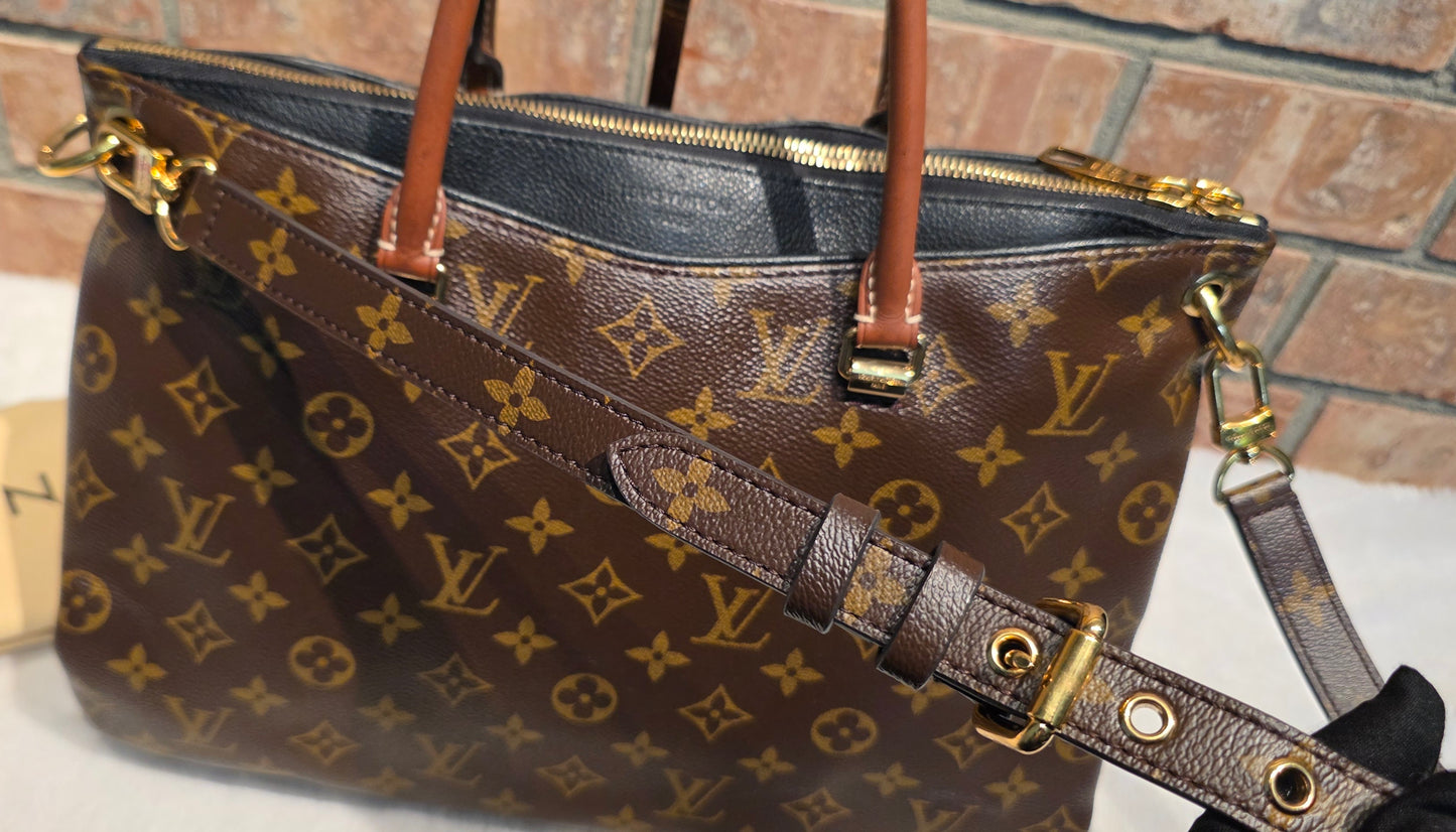 Authentic Louis Vuitton Pallas MM Noir
